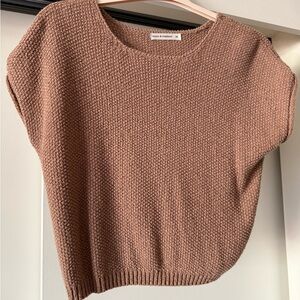 moon & madison Tan Knit Sweater